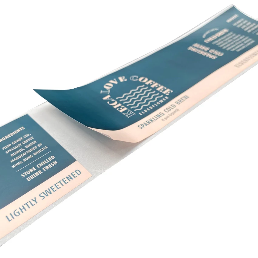 Eco Waterproof Low Moq Custom Private Brand Logo Sticker Fancy Adhesive Printing Paper Label Stickers