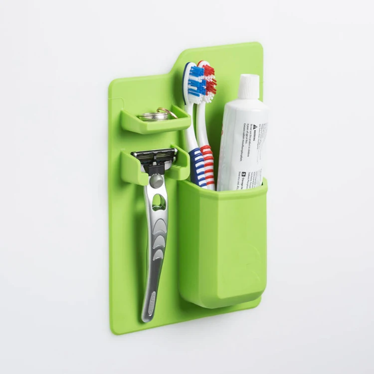New Product Portable Silicone Bathroom Toothbrush Holder Toothpaste Holder Barber Straight Razor holder