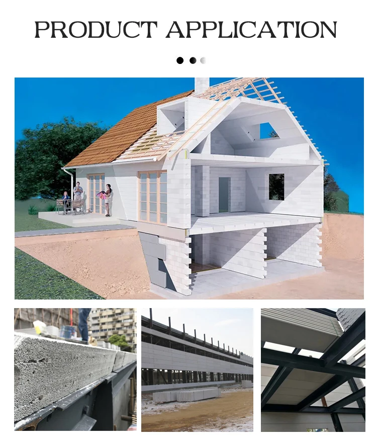 Construction Prefabricate Aac Block Concrete Wall Panel