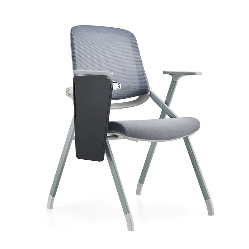 Task Office Chair School Classroom Student Chair Office Foldable Training Room Chair With Writing Pad