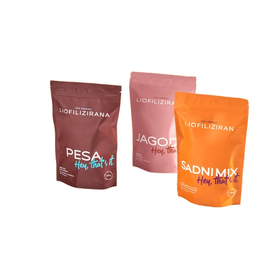 Пакеты с цифровой печатью для сушеных фруктов