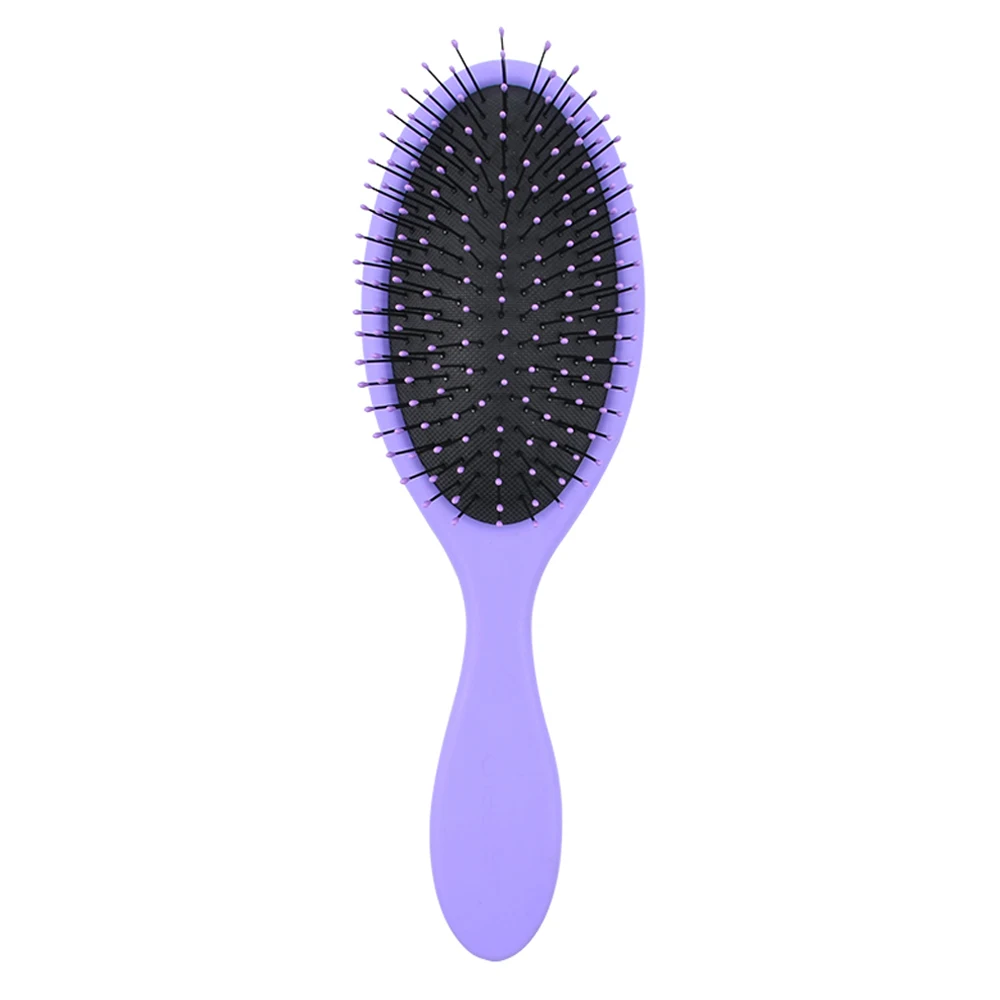 Professional custom women original  wet & dry scalp massager vented detangling hair brushes with logo