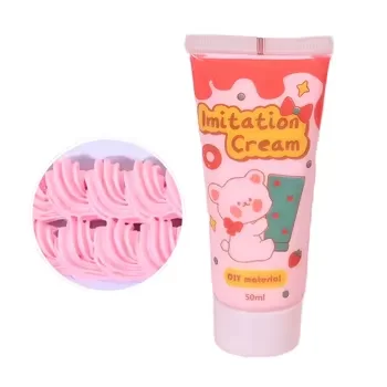 3D Сделай Сам 50 мл ПВХ ювелирные изделия искусственный крем жевательная резинка и бумага креативная паста игрушка взбитые сливки для детей настраиваемый дизайн клей крема