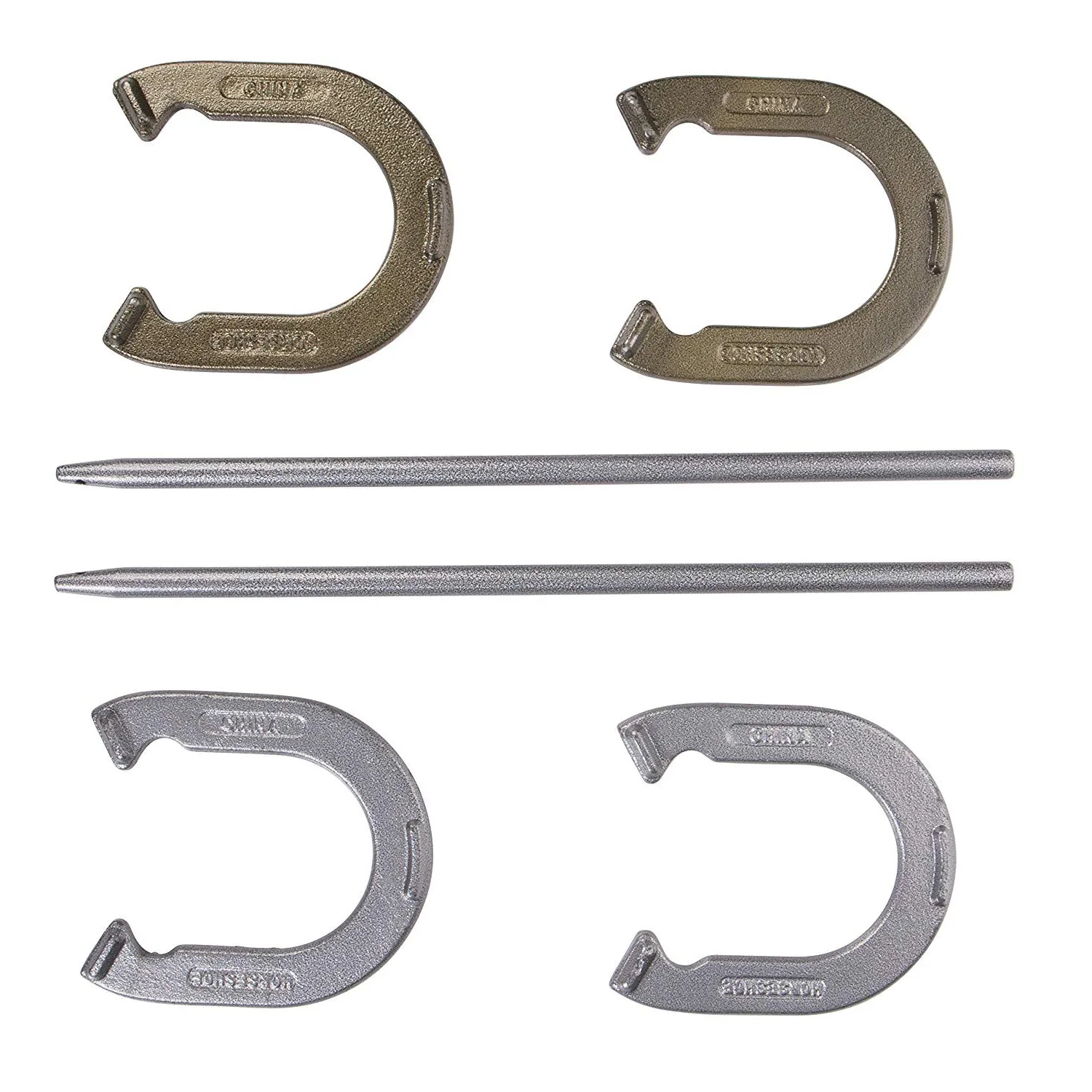 metal horseshoe set