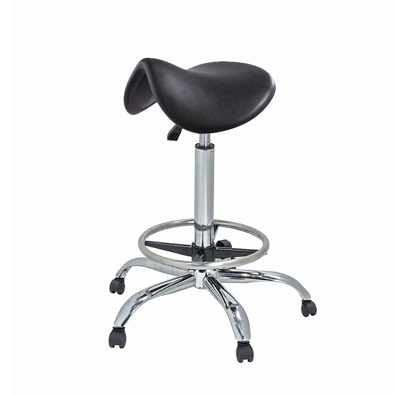 Height adjustable Hospital Chair Saddle Stool Standard