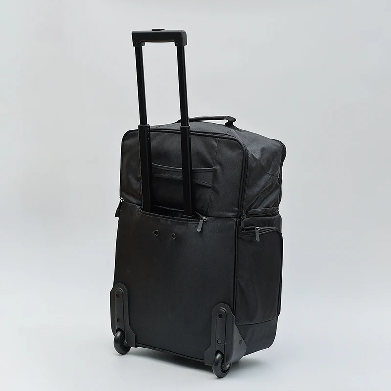 New style printed travel luggage 2 spinner wheels suitcase carry-on set luggage travel bags