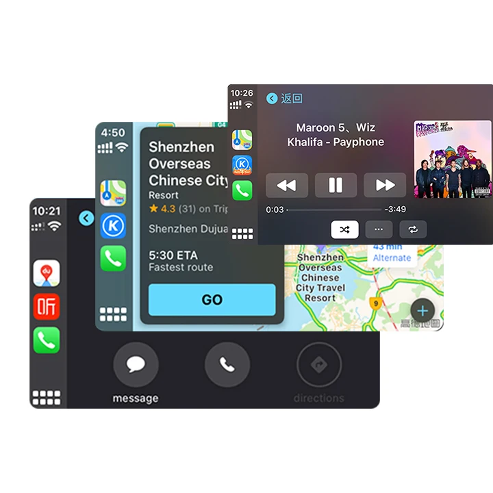 RCD360 PRO Green Light Car Radio MIB Android Auto Carplay Navigation Green Menu For VW  Skoda