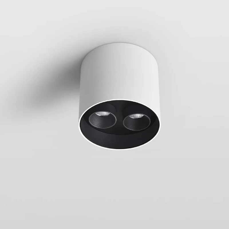 Home Decoration Luxury Lamps Spot Lighting Focus Light Embedded Anti Glare 3CCT RA90 3W 5W Round COB LED Spotlights for home