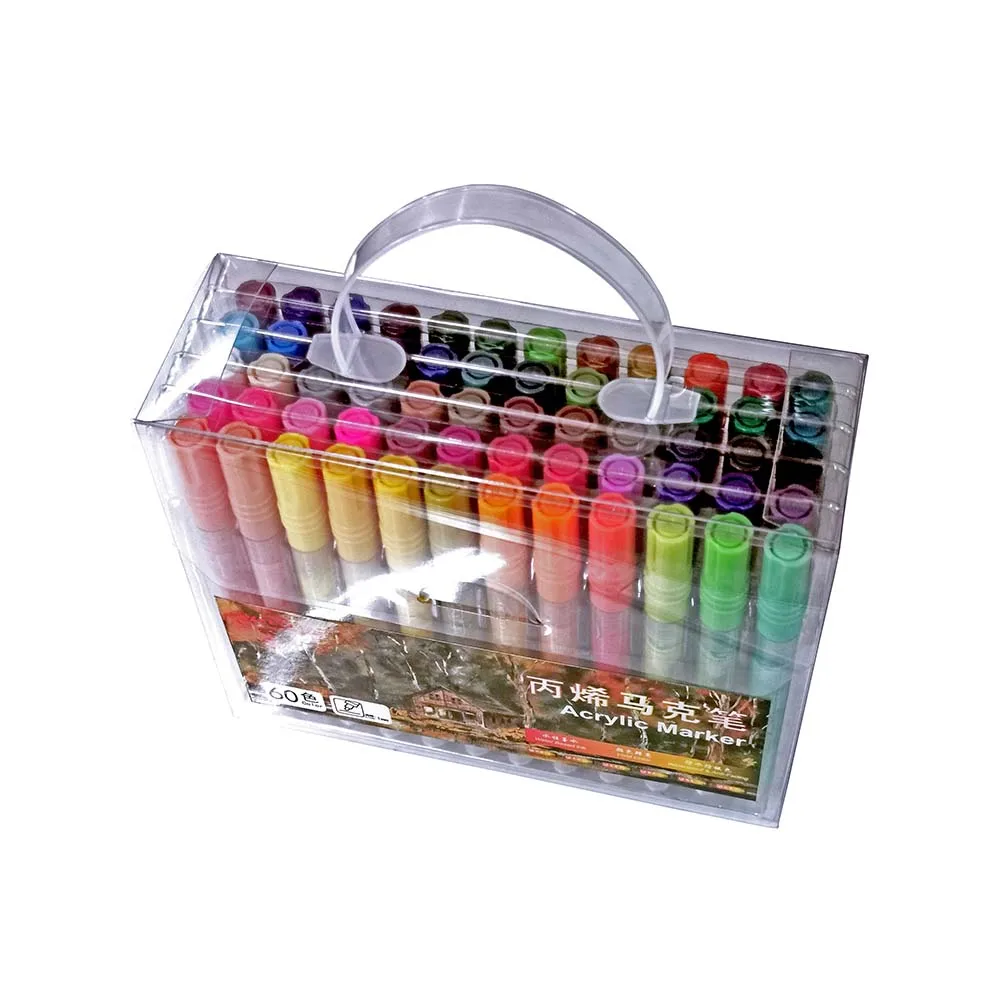 High quality Fine Tip Felt tip metallic acrylic paint marker sets for kids
