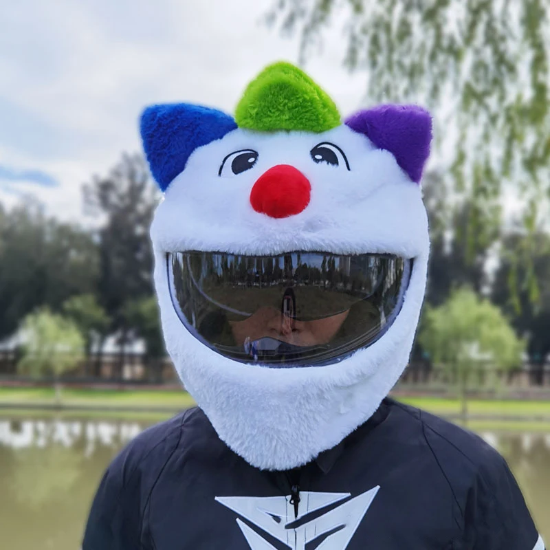 High Quality Smile Cute Cartoon Helmet Covers Motorcycle For Adults Outdoor Helmet Cover Funny motorcycle helmet bunny covers