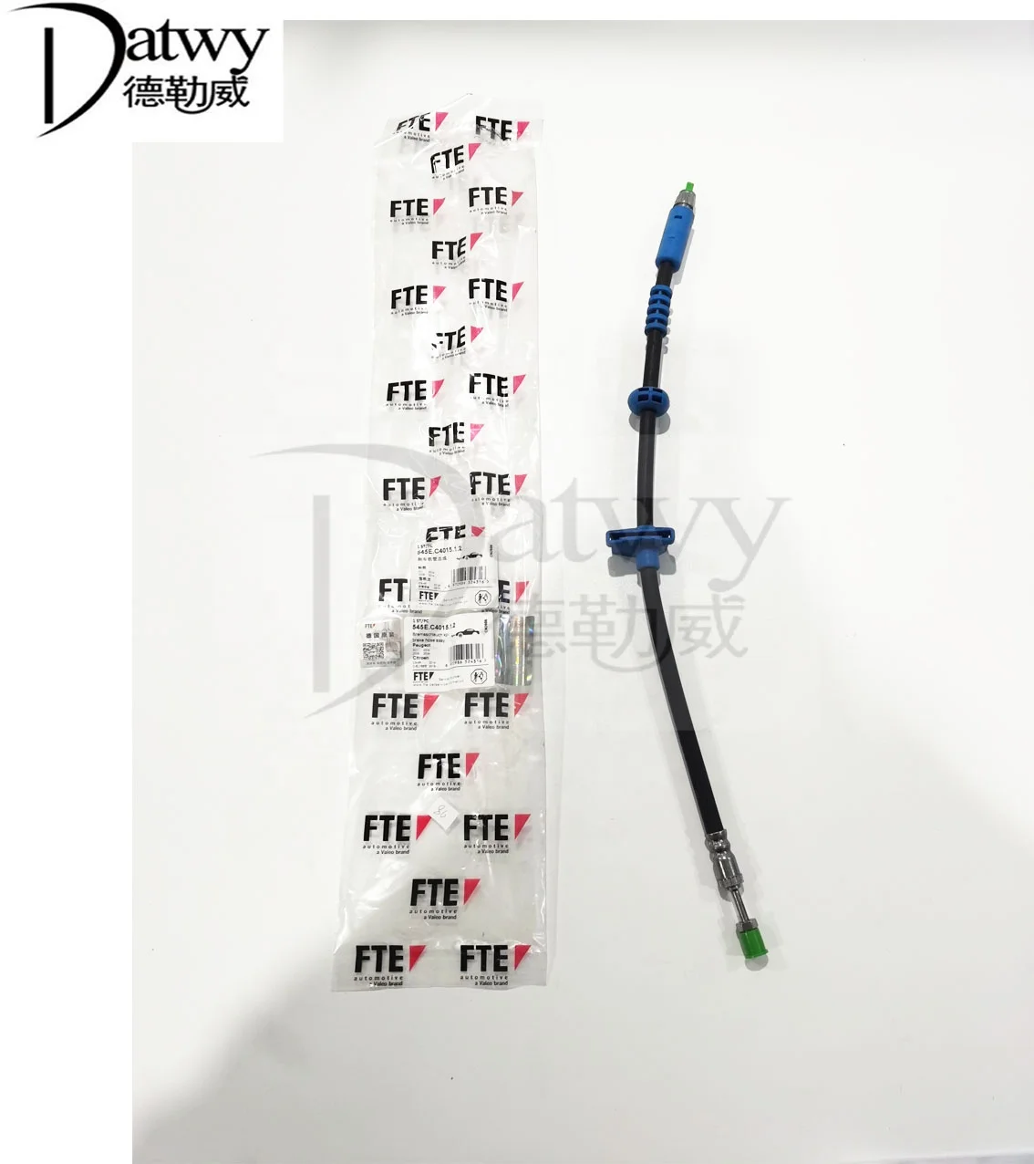 (OE 9678034380) Peugeot 301 Citroen Elysee 2013-2016 (M43) brake system front brake hose (right)(blue)