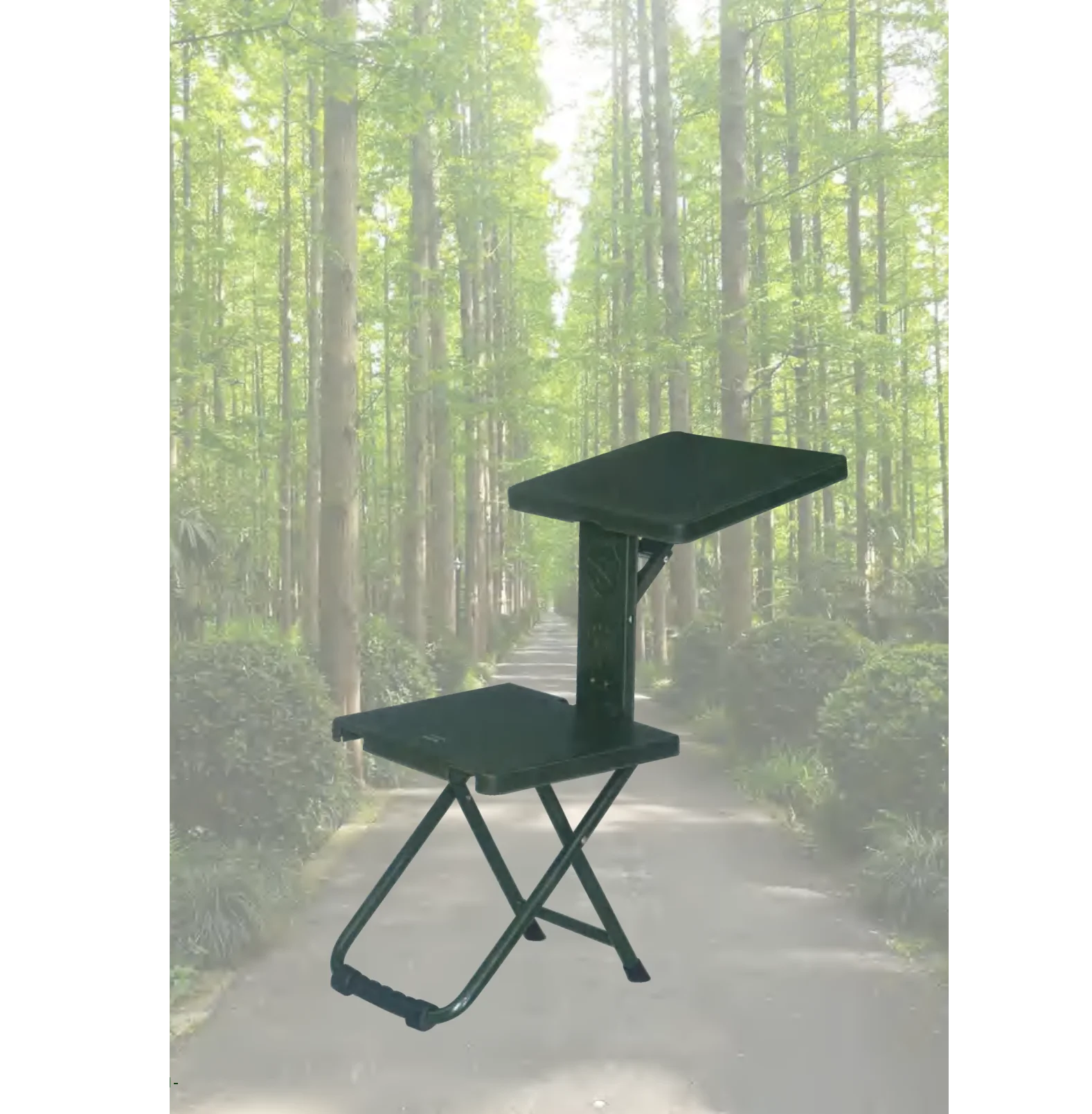 Outdoor chairs camp folding chair desk table stool Folding bed bunks dining table meeting table Multifunctional writing chair