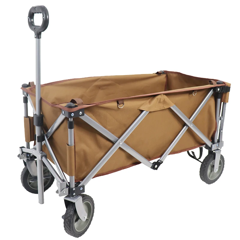  Collapsible heavy duty garden pull wagon outdoor camping Folding Wagon
