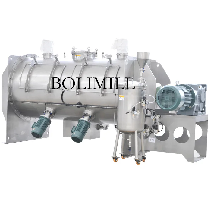 Stainless Steel Baking Premix Powder Mixing Line Plough Shear Powder Mixer Blender