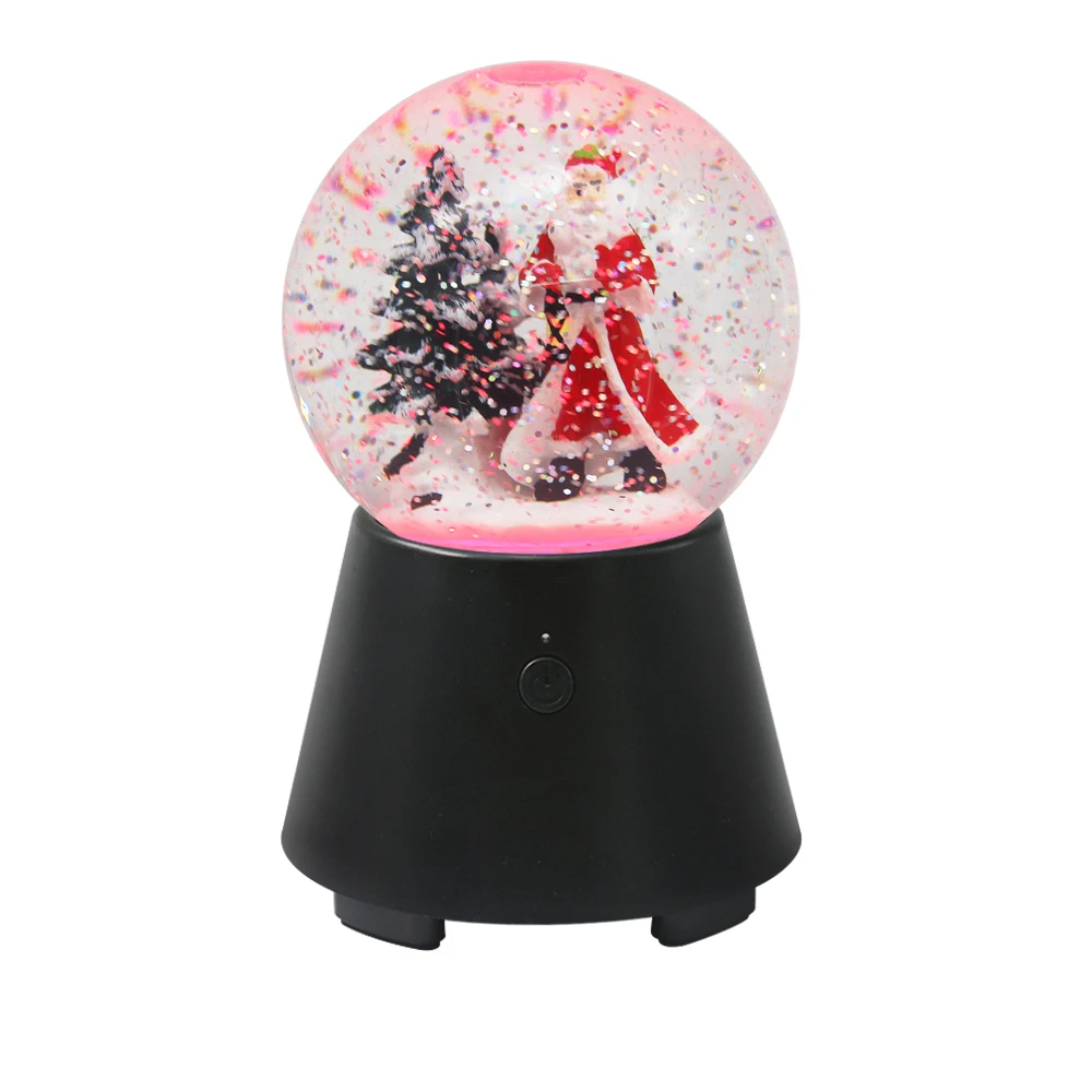 100 см Санта Клаус Рождественская елка снежный шар беспроводной динамик надувные светодиодные игрушки двор Надувное украшение Рождественская вечеринка