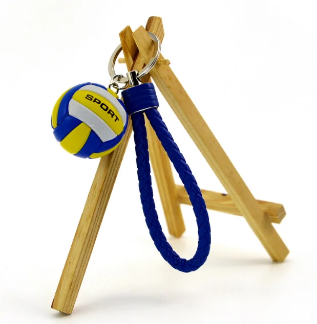 Custom Logo Wholesale Cheap High Quality Volleyball /Balls Keychain