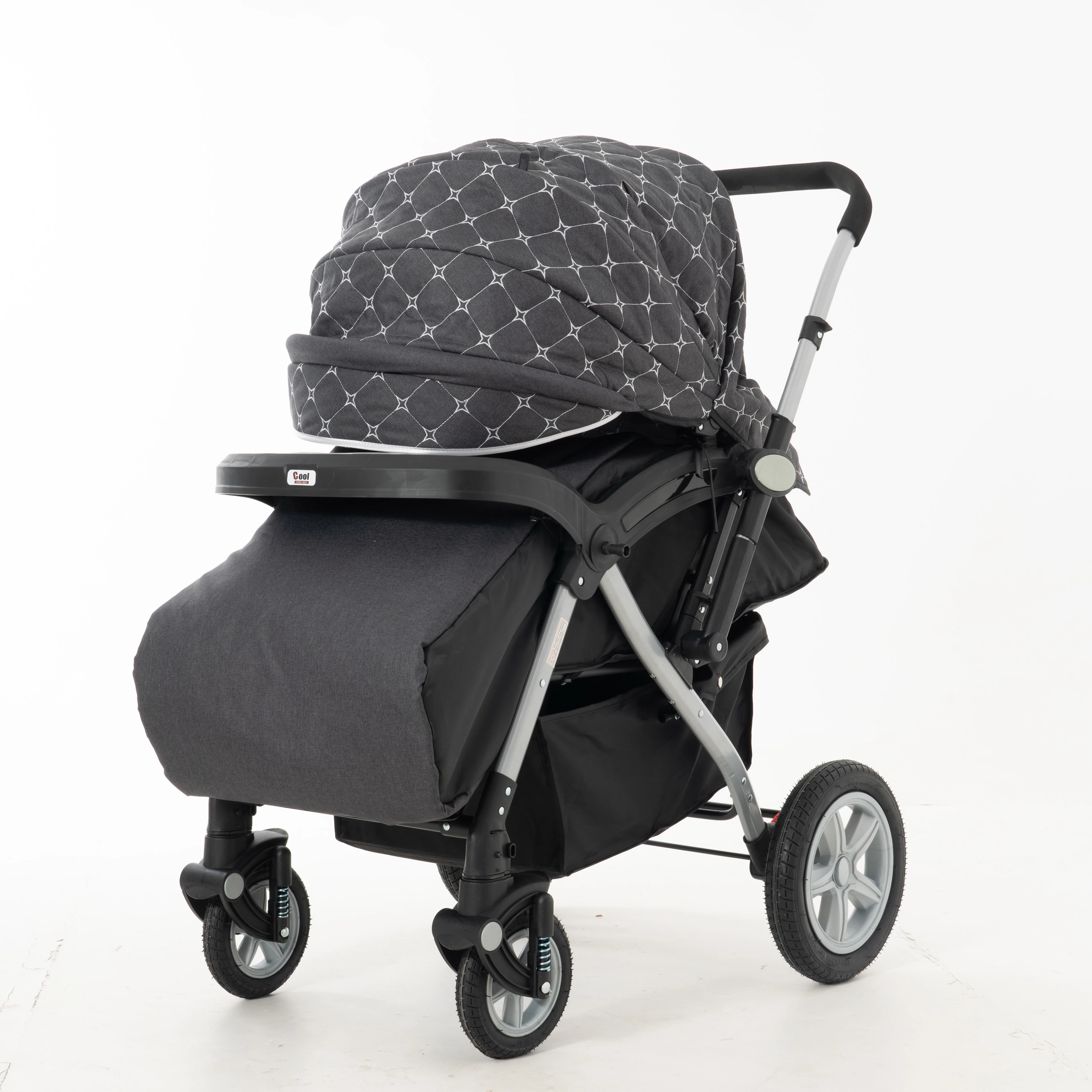 hot selling portable folding baby stroller for boys and girls aged 0-3 years old with sit can lie with Foot cover warm pram