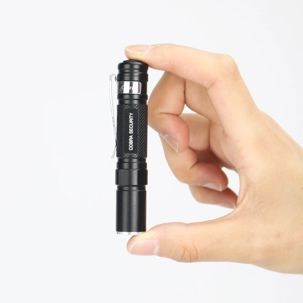 VCAN Mini Waterproof Adjustable Zoom Dry Battery 350 Lumen Q5 Bright Pen Torch LED Flashlight