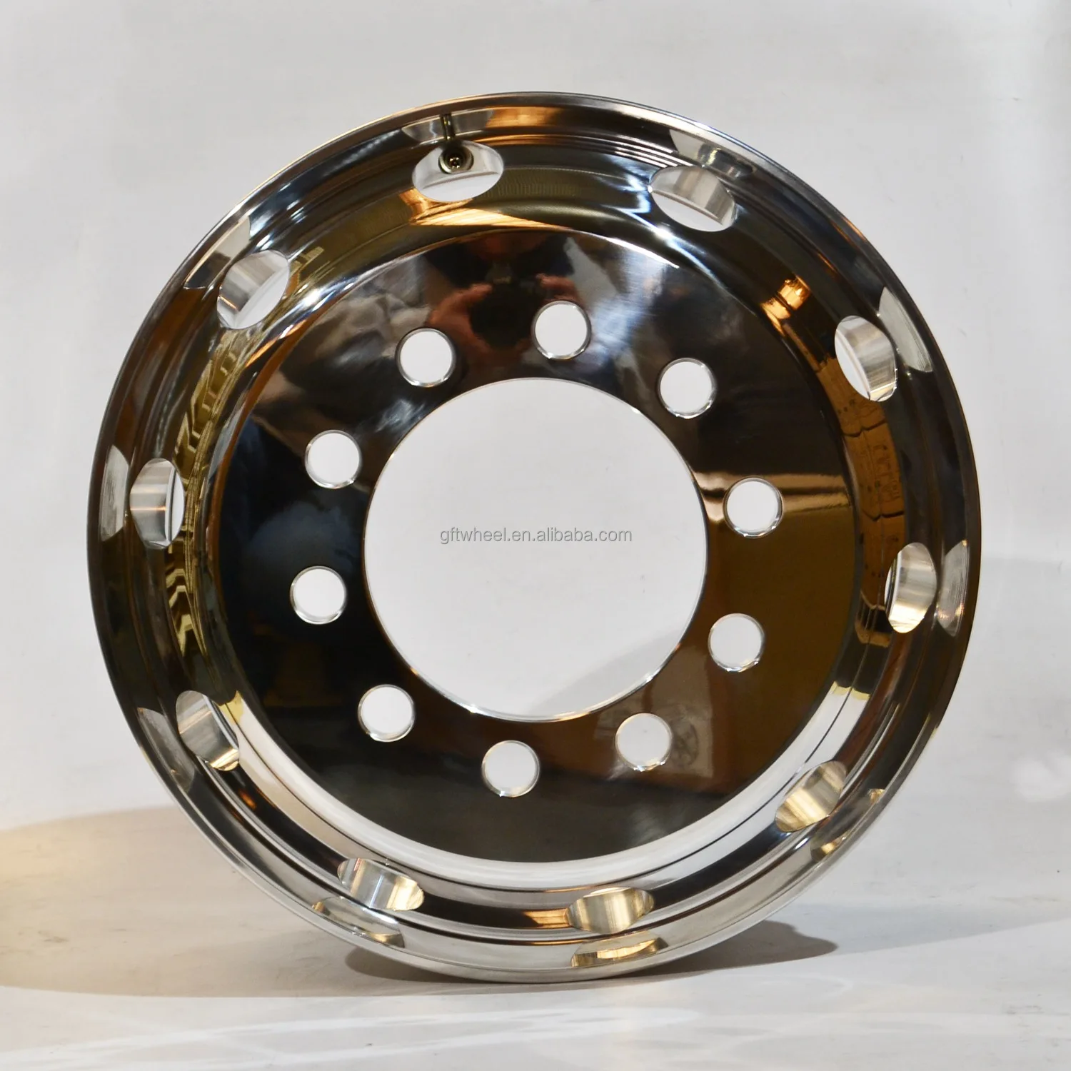 22.5*8.25 polished forged 10 holes bus alloy wheel