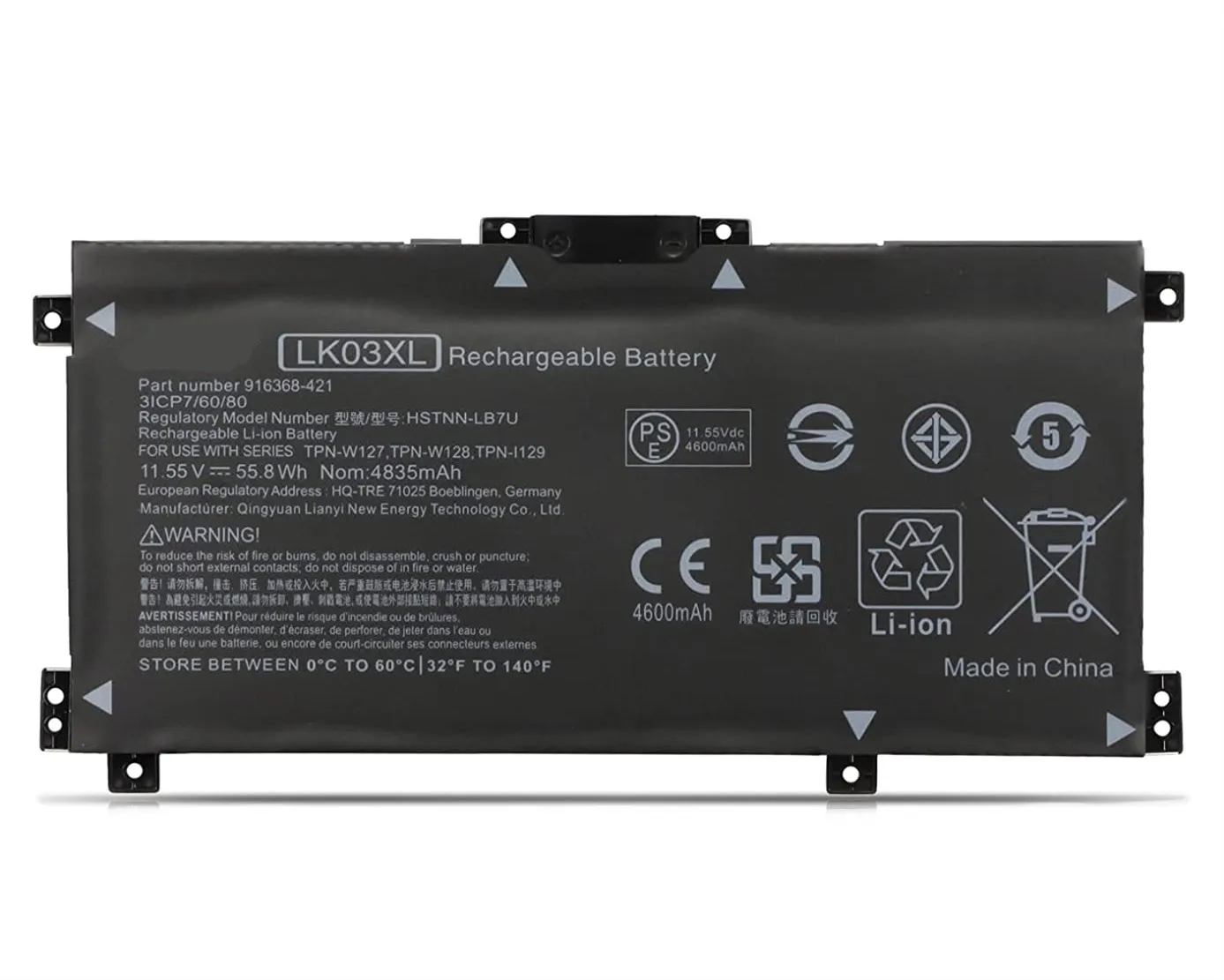 For HP Envy X360 Convertible 15-BP 15-BQ 15M-CP 17-AE 17-BW 17-CE 17M-CE Series HSTNN-UB7I L09281-855 LK03XL Laptop Battery