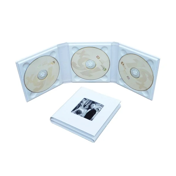 Свадебный кожаный чехол для CD DVD