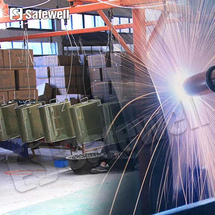 Safewell 25 liter 30l 50l collapsible palm oil in Yellow chafing fuel measuring Jerry can 60l 30l