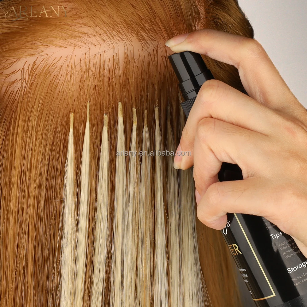 ARLANY Fast Tape in Hair Extension Remover Spray Keratin Bonding Glue Remover UV Light Hair Extension Glue Remover For Nail Tip