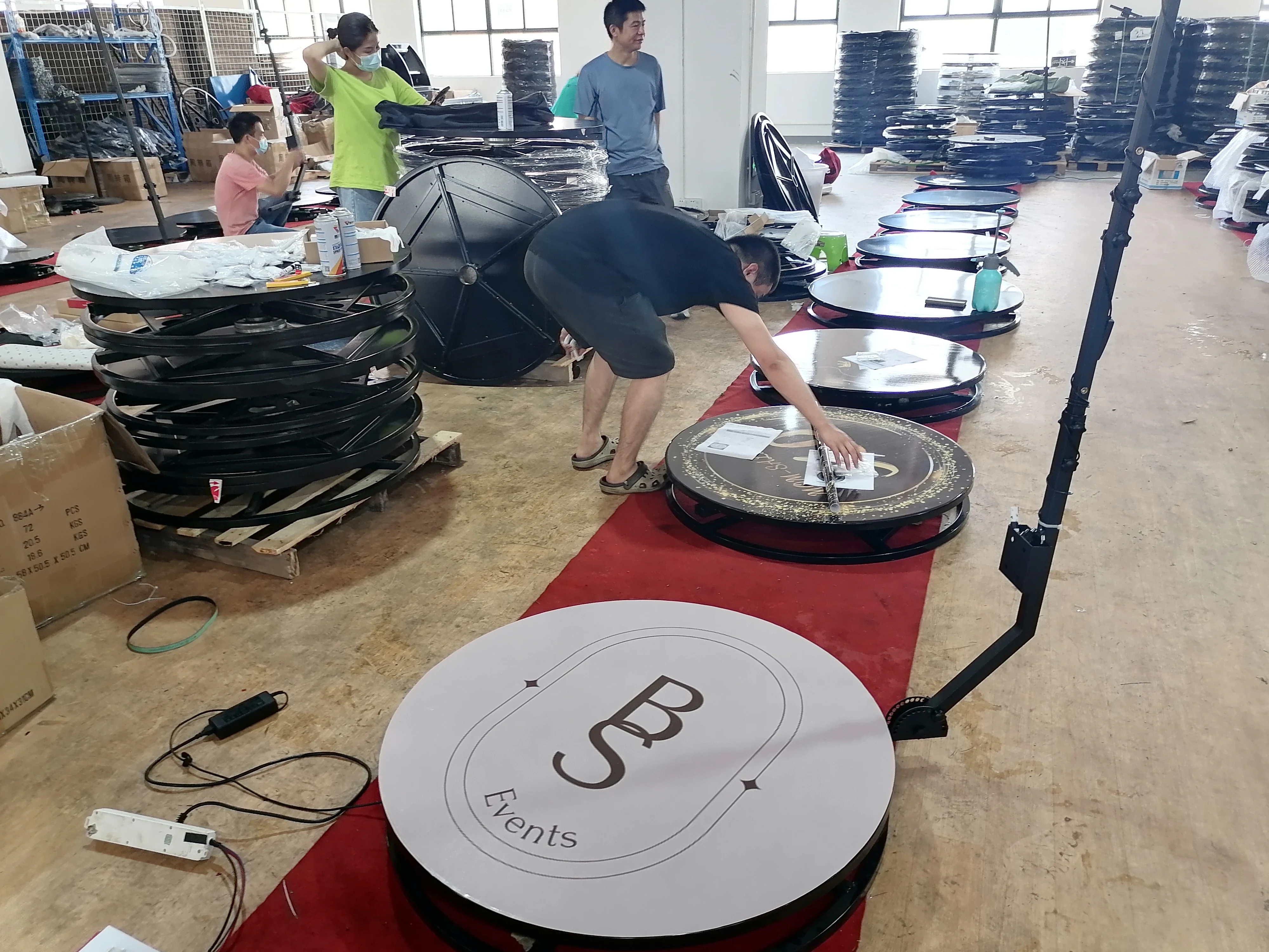 hot saling Dropshipping New adjustable Rotating 360 Photo Booth Video 360 Degree Photo Booth Photobooth Kiosk For Wedding Party