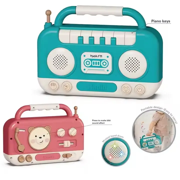 Kids Educational Toys Musical Piano Keyboard Electronic Voice Organ Recorder with Game for Baby Learning
