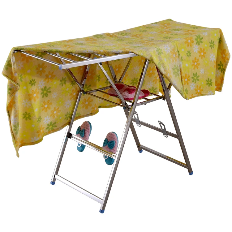 Cheap Price Outdoor Cloth Racks Metal Clothing Hangers Foldable Stainless Steel Clothes Drying Racks