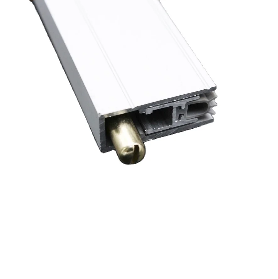 Fireproof Heavy Duty Surface Mounted Aluminum Automatic Door Bottom Drop Seal Strip