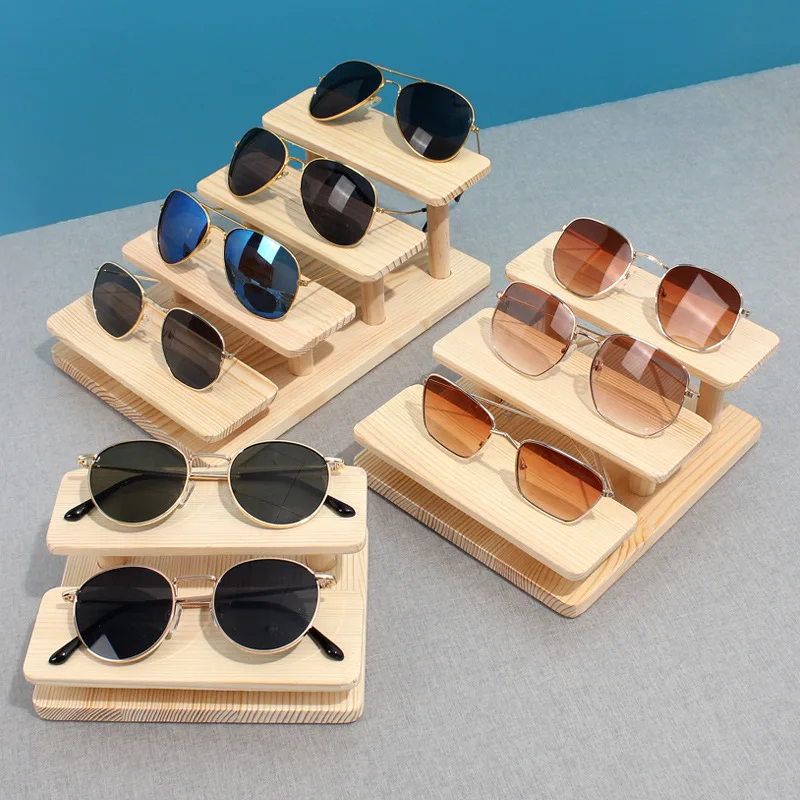 Sunglasses Display Case Wood Hot Selling Fashion Glasses Show Case Sunglasses Display Stand