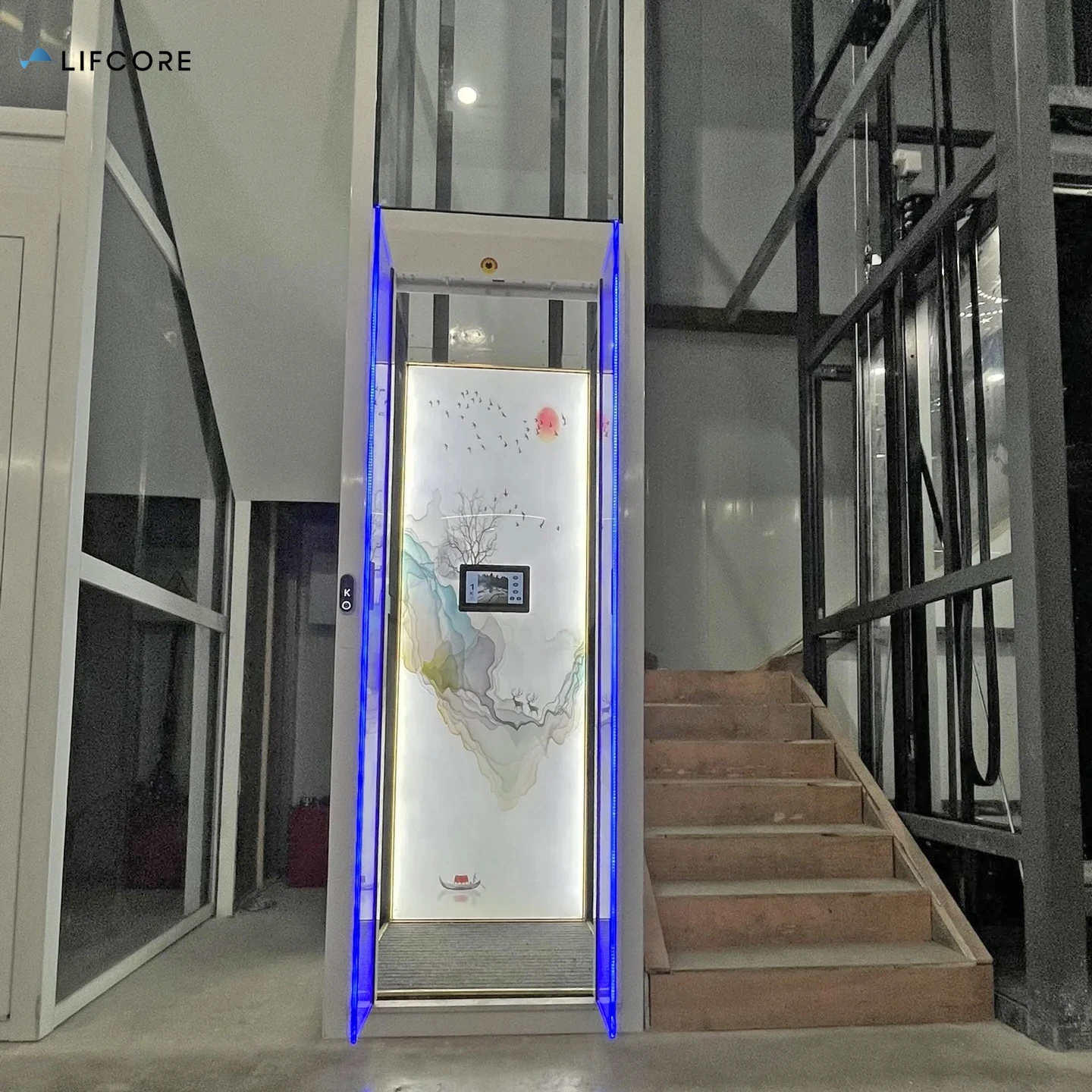 CE home lift Небольшой пассажирский домашний лифт для 1-3 этажей строительного дома