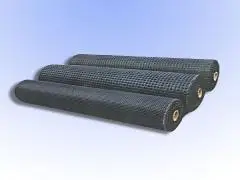 High modulus of elasticity biaxial fiberglass geogrid with high adhesion strength pavement Reinforcement