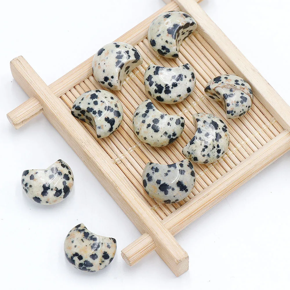 Wholesale Natural  Stones dalmation jasper moon Crystal Stone Chakra Crystal Tumbled Stone For Decorate