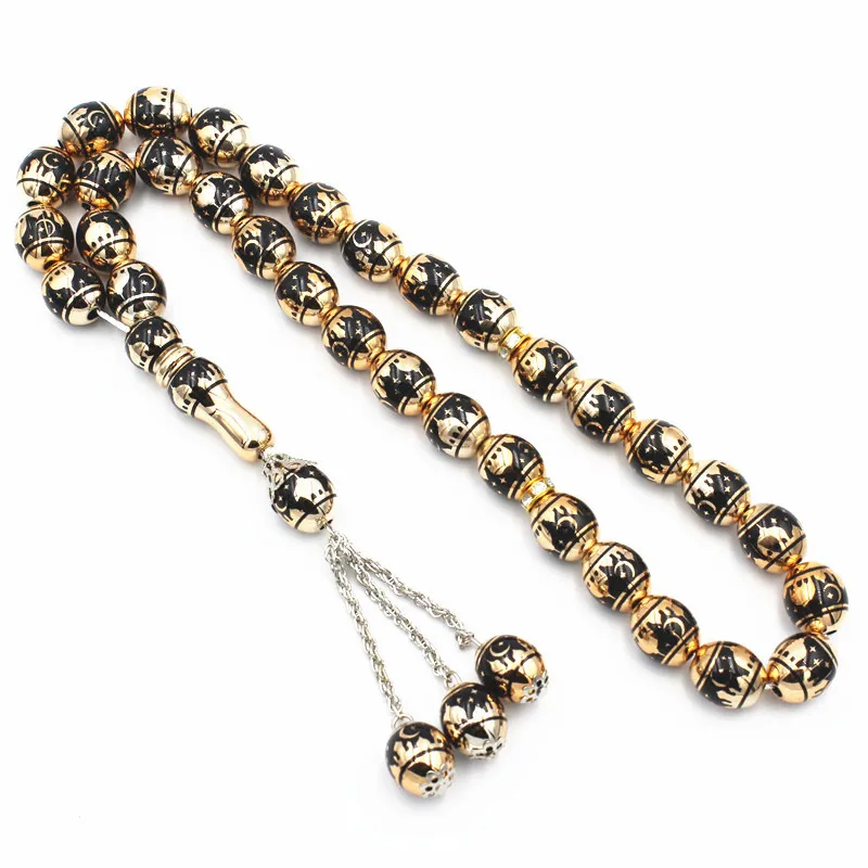 New Arrival 33pcs Tasbeh Muslim Prayer Beads Wholesale Islamic Muslim Rosary Beads