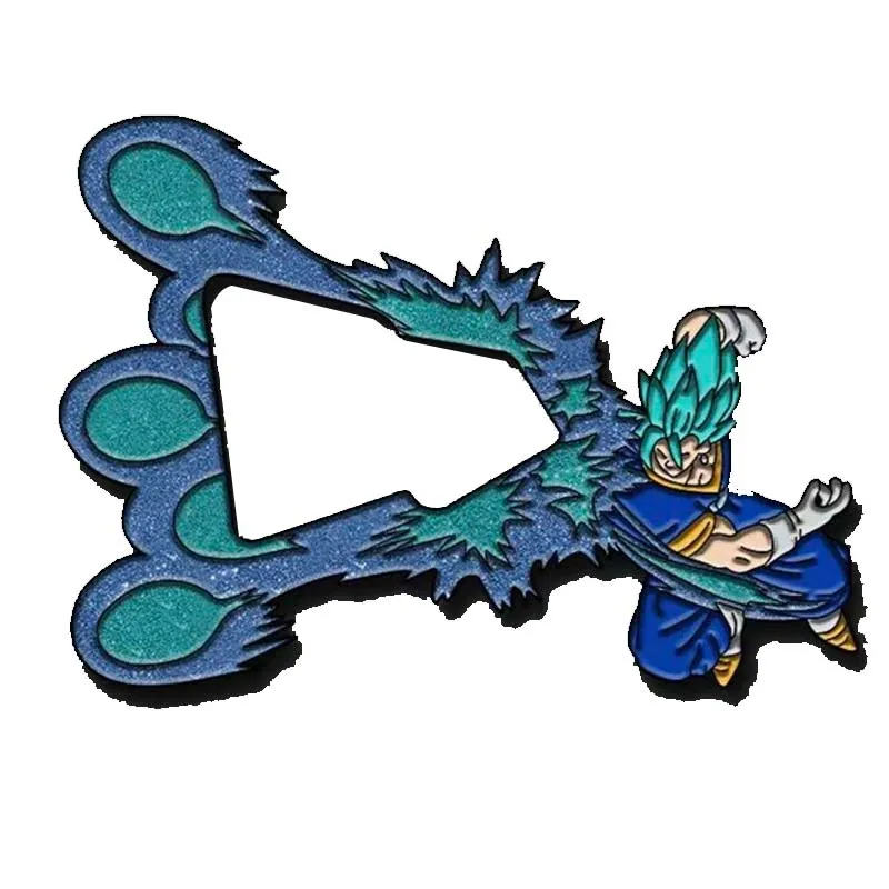 Wholesale Custom Anime Metal Pins DRAGON BALL and Pocket Monster Cartoon Frame Mexican Pins for hats