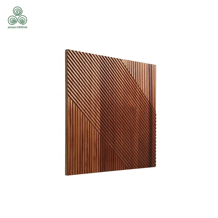MUMU быстрая доставка по индивидуальному заказу деревянная отделка интерьера стеновая панель из шпона