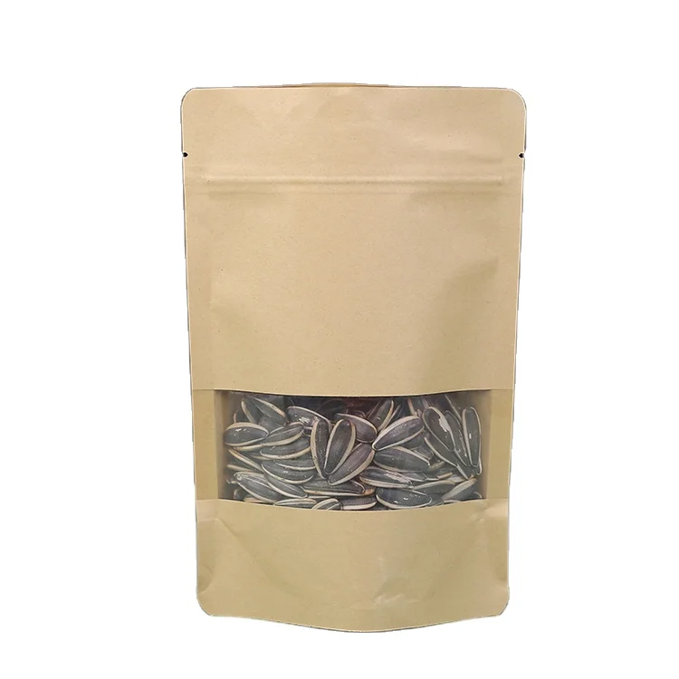 eco friendly printed kraft paper 5kg clear front doypack cosmetics 5lb 5 l stand up zipper silver back  pouch bag valve coffee