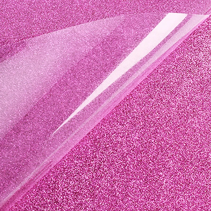 Light Purple 0.25Mm Customized Wholesale Plotter Vinyl Roll Heat Transfer Glitter Film