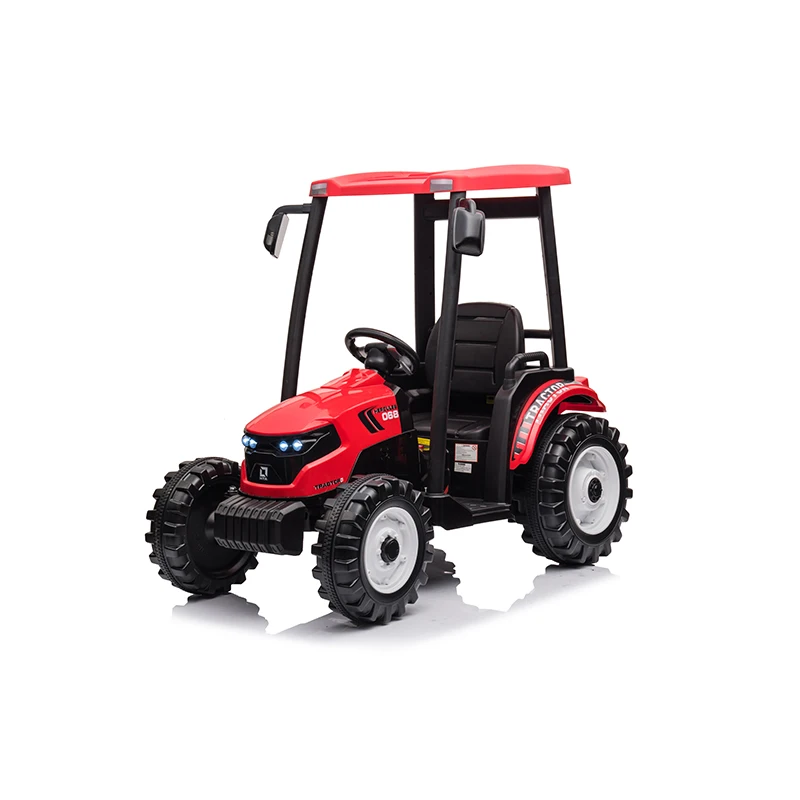 Hot Sale Unisex Kids Electric Car Tractor Toys Battery Powered Ride for Children Electric Plastic Tractor Toy for Kids