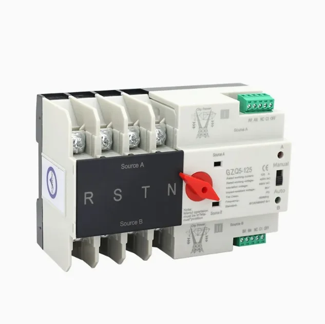 Factory Wholesale 4 Poles Automatic Transfer Switch 250A 1600A 2000A 2500A Electrical Changeover Switch ATS