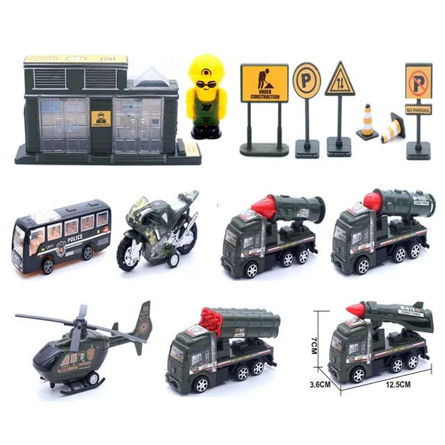 Military Vehicle pull back toy car army toy for kids