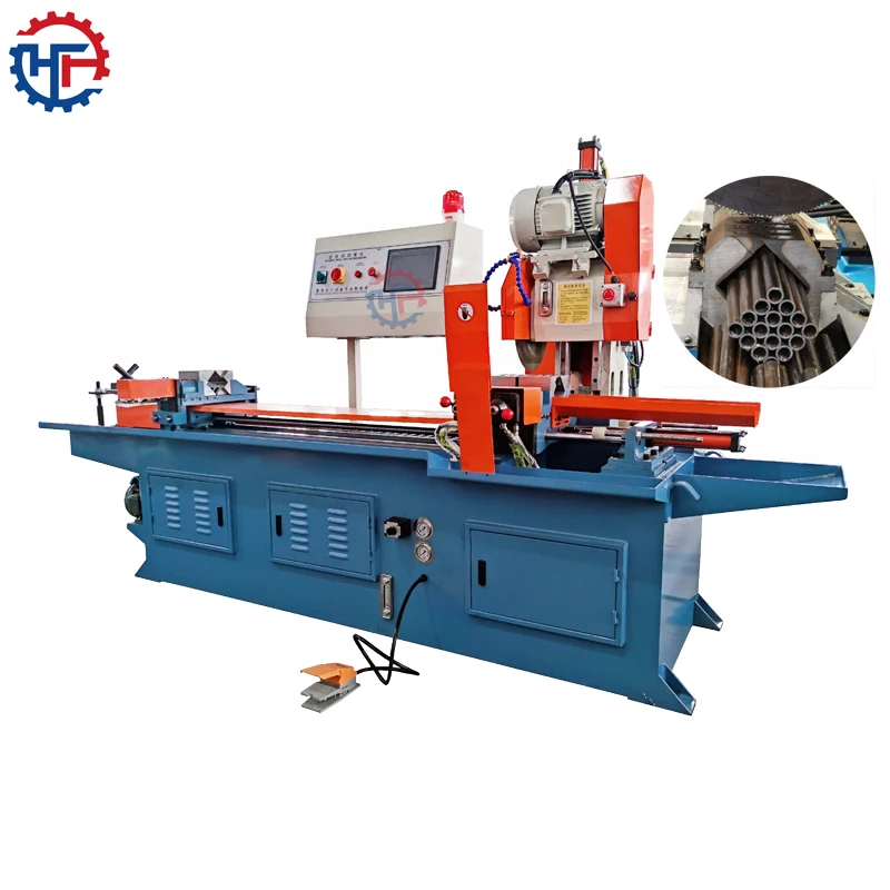 
Servo feeding cnc control automatic pipe tube cutting machine 