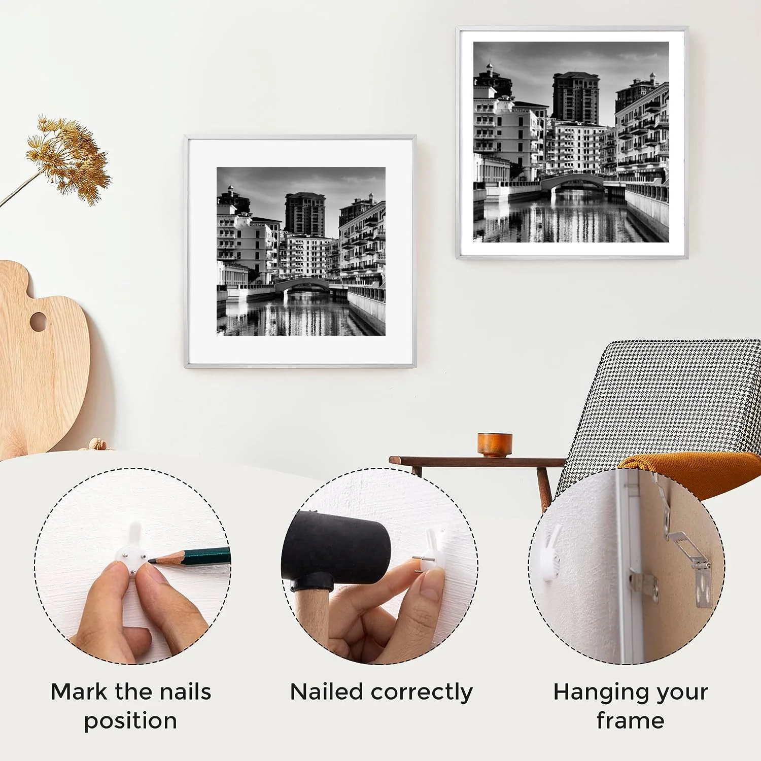 Aluminum alloy square thin narrow edge aluminum alloy picture frame picture frame wall hanging