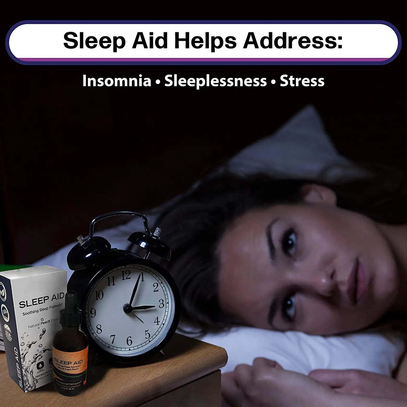 Customized Logo Liquid Melatonin Drops Private Label Healthcare Supplement for Sleep Aids