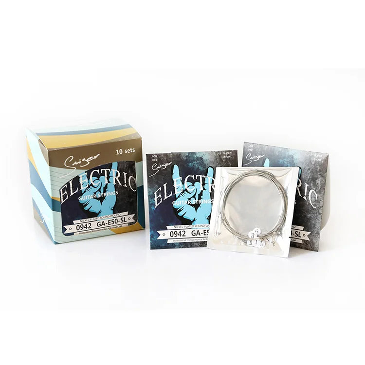 Custom logo guitar string packaging guitar part string with wholesale price