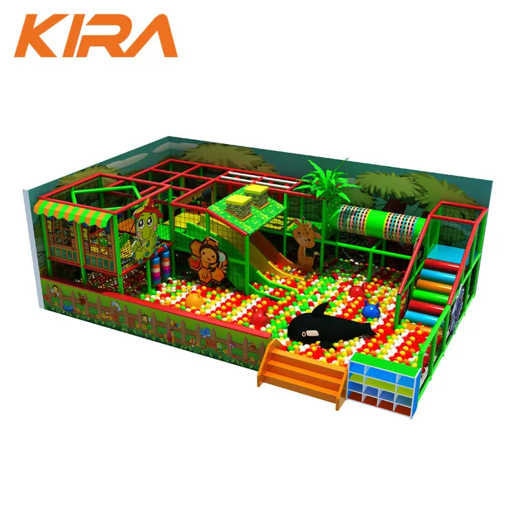 Детский парк развлечений с мягкими играми, изготовленный на заказ