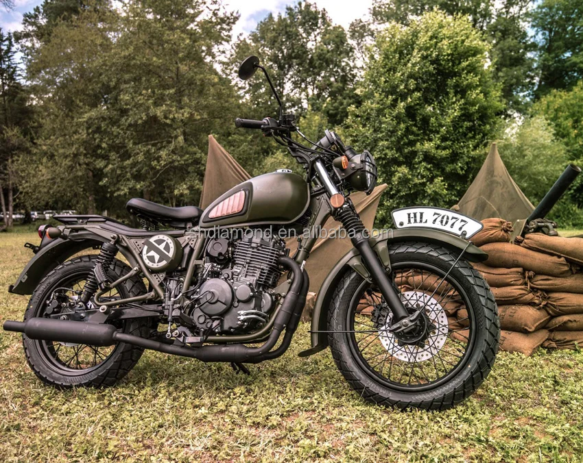 green army euro4 400cc tracker Motorcycle/400cm3 vintage modern classic Motorbike EEC /397.2ml caferacer scrambler motorbike COC