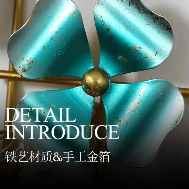 Green Wall Clock and watch wall decoration northern Europe light luxury for  living room